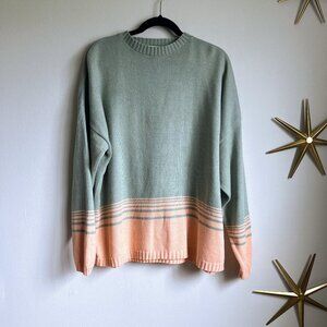 1990's Oversized Striped Sweater